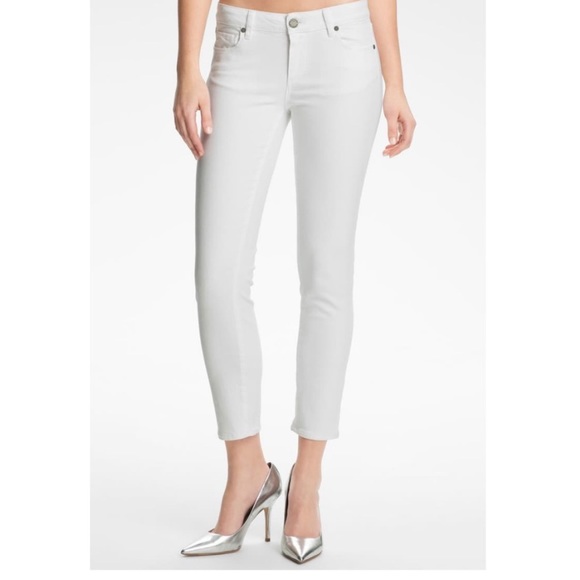 NWT Paige Denim White Kylie Crop Roll Up Jeans Sz 25 - Picture 2 of 9